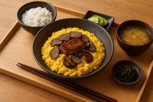 鵝肝黑松露炒蛋定食